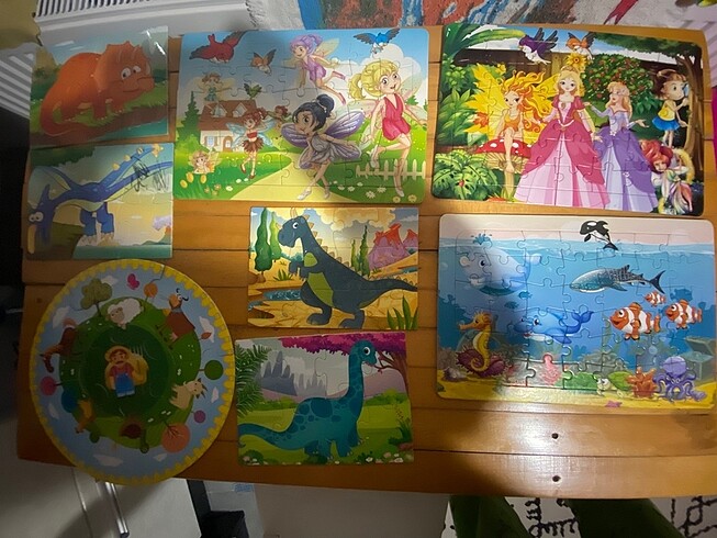 7 adet puzzle