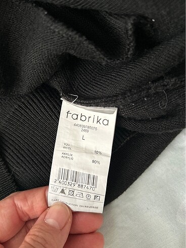 l Beden siyah Renk Orjinal erkek Fabrika hırka