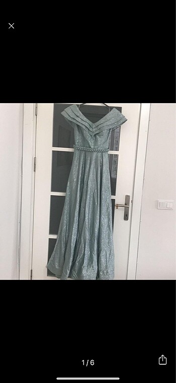 Tasarımcı Full simli Uzay yaka modeli omuzlar açık
