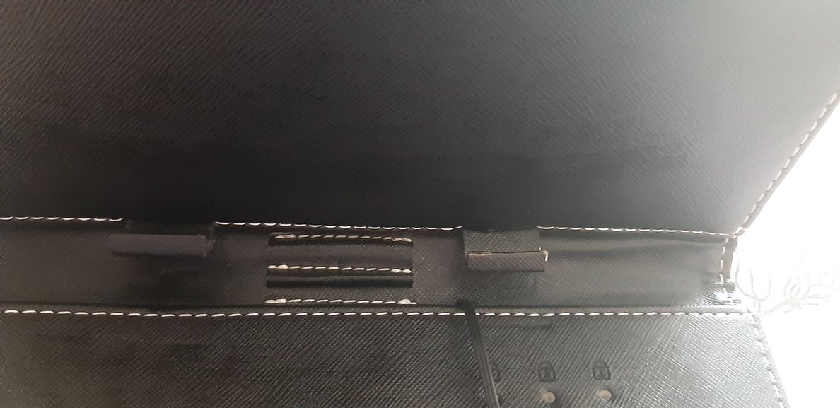 Siyah Taşınabilir Klavye tabletlere uyumlu 2tuşu eksik - Görsel 2