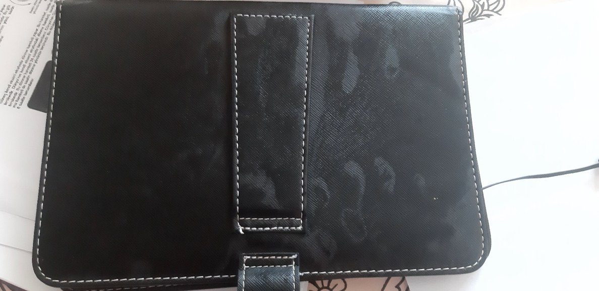 Siyah Taşınabilir Klavye tabletlere uyumlu 2tuşu eksik - Görsel 4