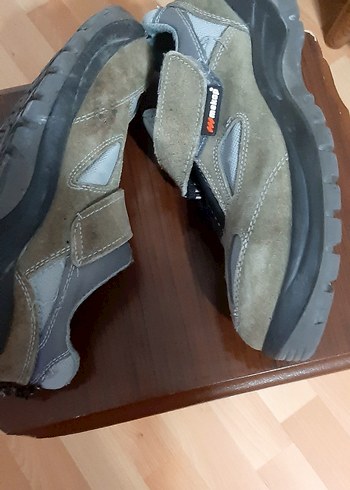 Erkek Bej çelik burun iş guvenlik ayakkabısı - Görsel 3