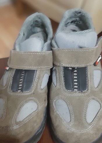 Erkek Bej çelik burun iş guvenlik ayakkabısı - Görsel 4