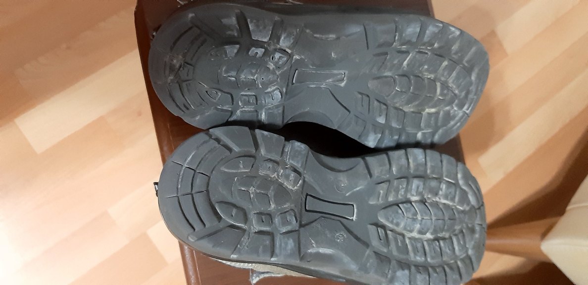 Erkek Bej çelik burun iş guvenlik ayakkabısı - Görsel 5