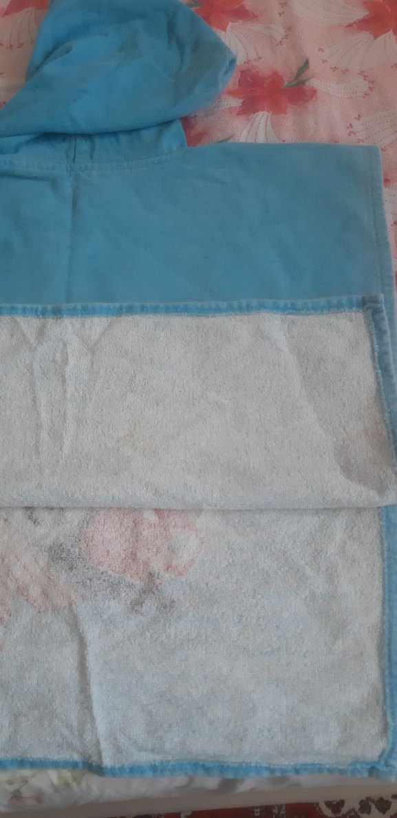 Renkli Baskılı Erkek Çocuk panço plaj havlusu - Görsel 4