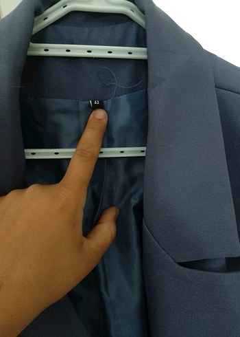 42 Beden Kadın Keten Blazer Ceket