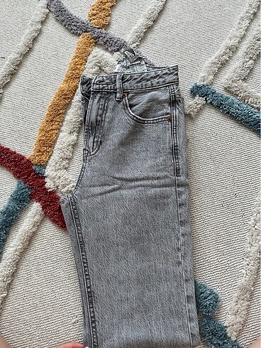 xs Beden gri Renk stradivarius jean