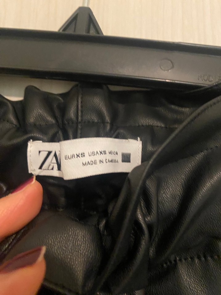 ZARA DERİ PANTOLON - Görsel 4