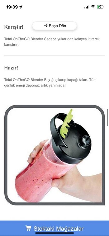  Beden Tefal smoothie