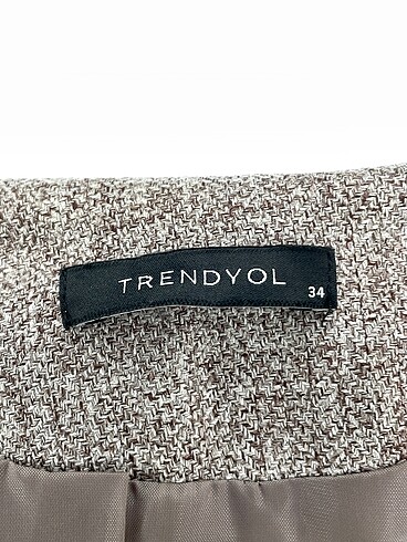 34 Beden kahverengi Renk Trendyol & Milla Ceket %70 İndirimli.