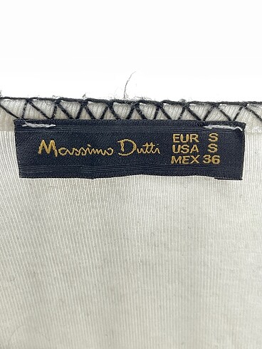 s Beden beyaz Renk Massimo Dutti Bluz %70 İndirimli.