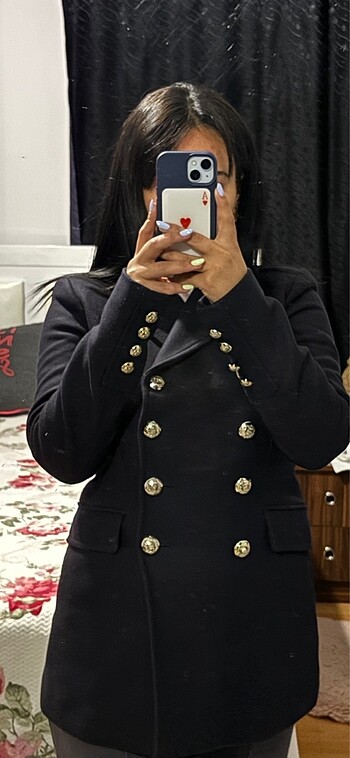 Zara Premium Kaşe Kaban.