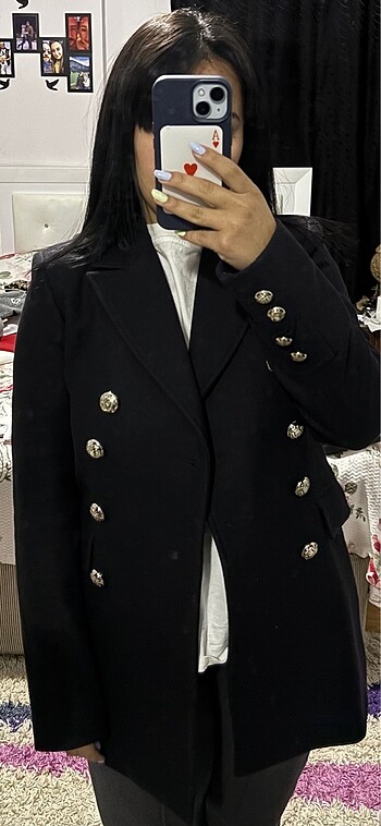 Zara Zara Premium Kaşe Kaban.