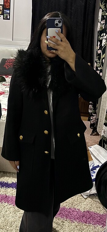 Zara Zara Premium Kaşe Kaban.