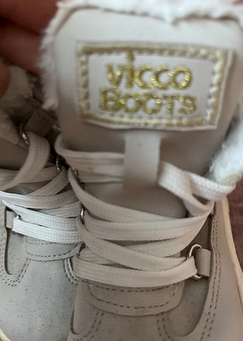Vicco Kız Çocuk Gri Kürklü Bot
