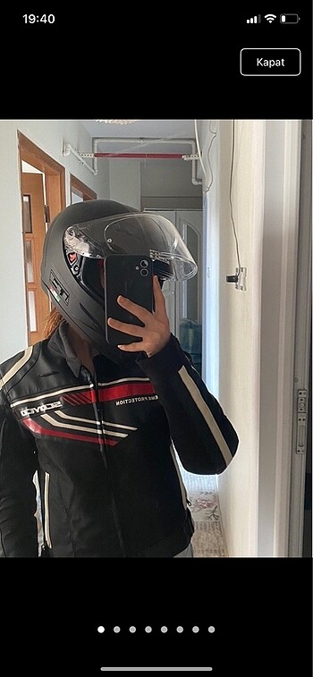 Sway Kask B-503(817) Full face güneş vizörlü mat siyah