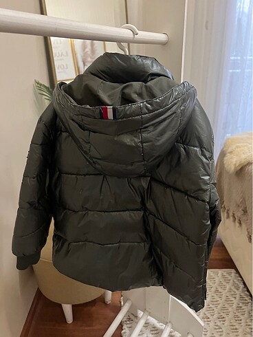 6 Yaş Beden gri Renk Tommy Orjinal Mont