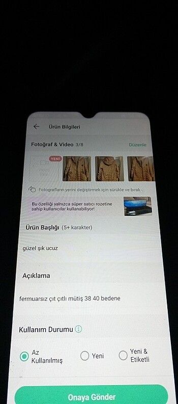 l Beden camel Renk Mütişşşş