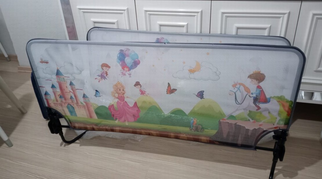 Çok Renkli Çocuk Yatak Kenarlığı - Görsel 5