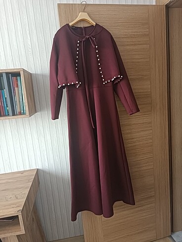 Diğer Bordo elbise