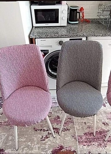 Beden çeşitli Renk JAKARLI SANDALYE KILIFI