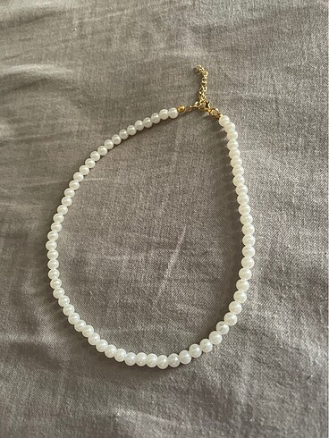Diğer Choker Krem İnci Kolye