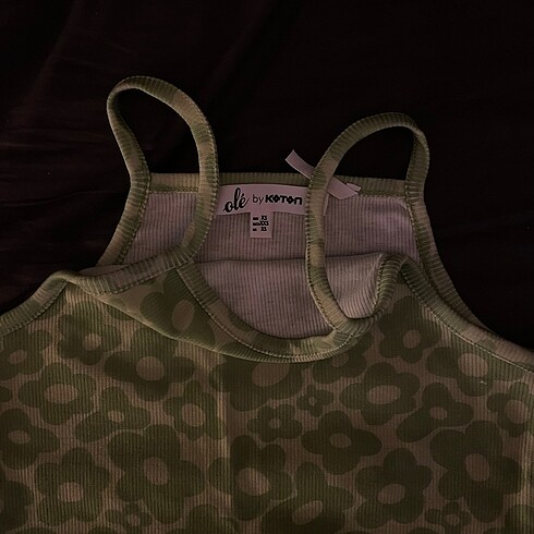 Koton y2k vintage askılı crop