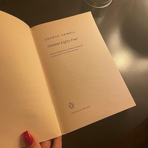  George Orwell 1984 İngilizce Kitap