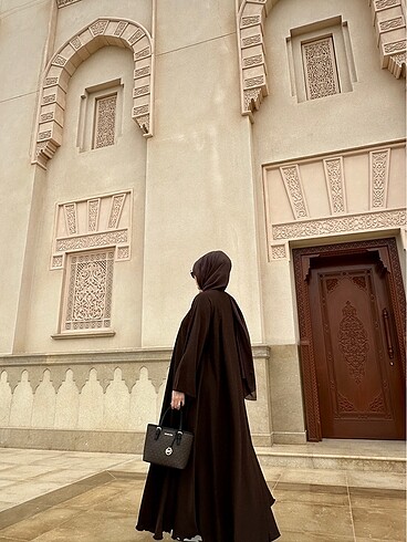 m Beden Acı Kahve Abaya