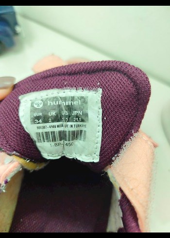 Kız Çocuk Pembe Cırtlı Spor Ayakkabı - Görsel 4