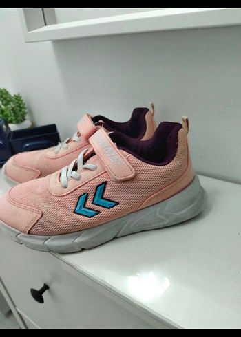 Kız Çocuk Pembe Cırtlı Spor Ayakkabı - Görsel 2