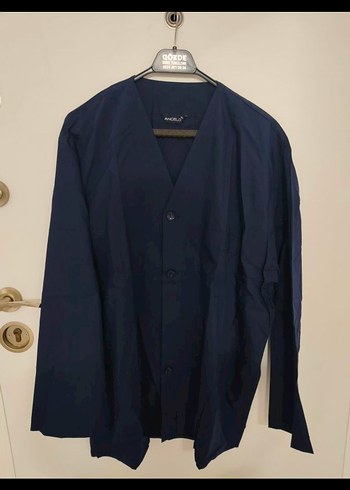 Mavi Desenli Erkek Pijama Takımı - Görsel 4