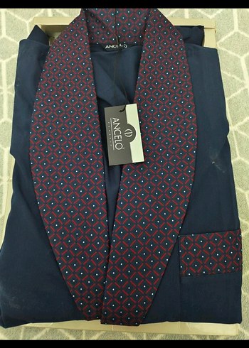 Mavi Desenli Erkek Pijama Takımı - Görsel 2