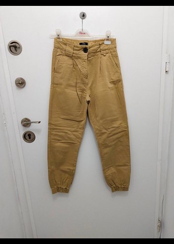 Bej  Kadın Kot Düğmeli - Görsel 2