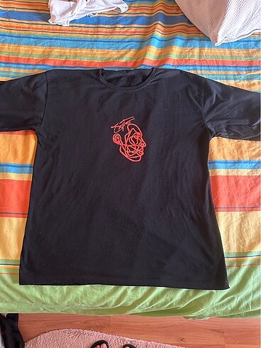 Kısa kollu oversize large beden tişört