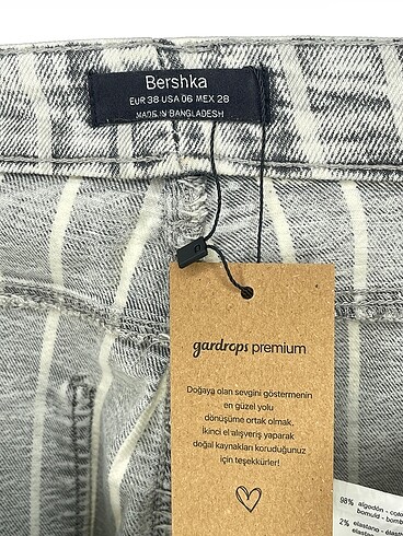 38 Beden çeşitli Renk Bershka Jean / Kot %70 İndirimli.