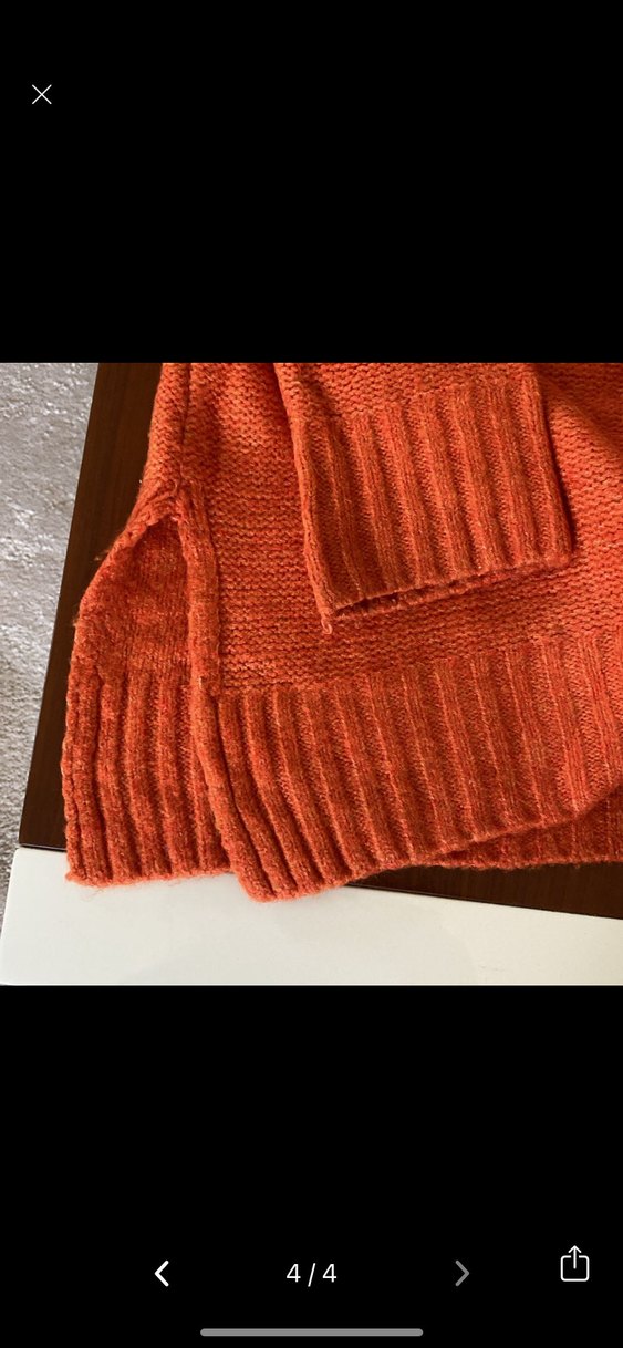 Bohem Tarz Kadın Yüksek Yaka Triko - Görsel 4