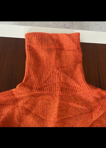 Renkli Boğazlı Triko Kadın Kazak - Görsel 6