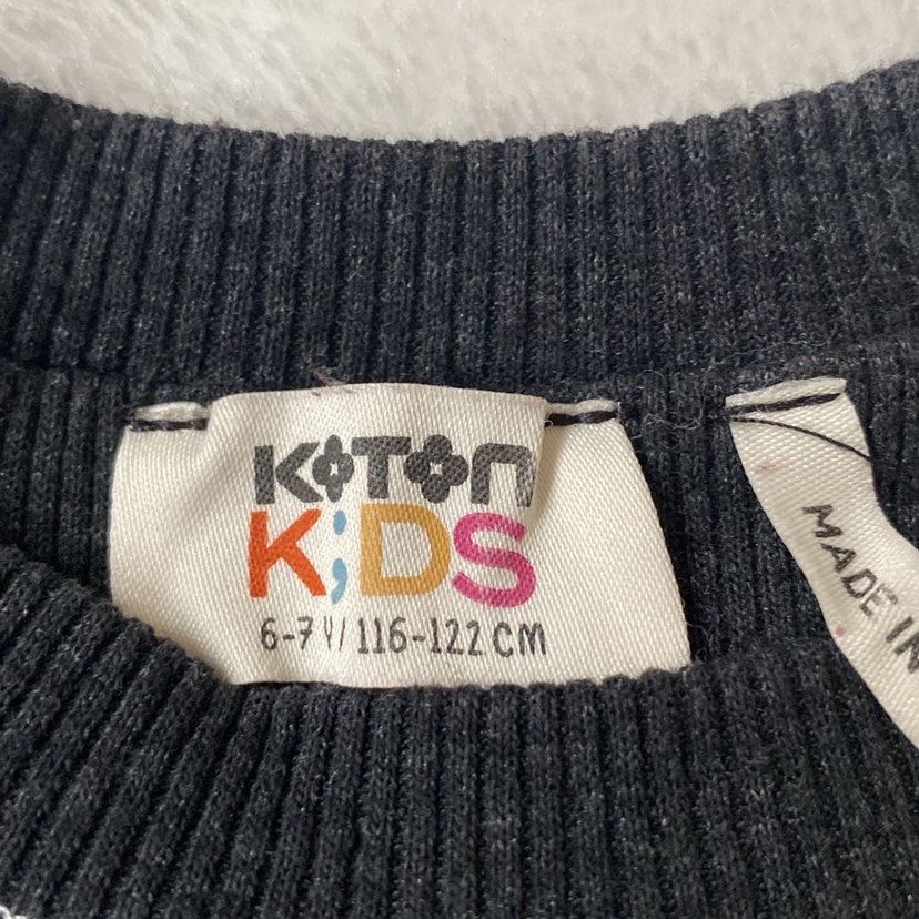 Kız Çocuk crop Kazak - Görsel 4