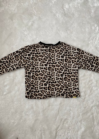 Kız Çocuk Renkli Desenli Uzun Kollu bluz - Görsel 5