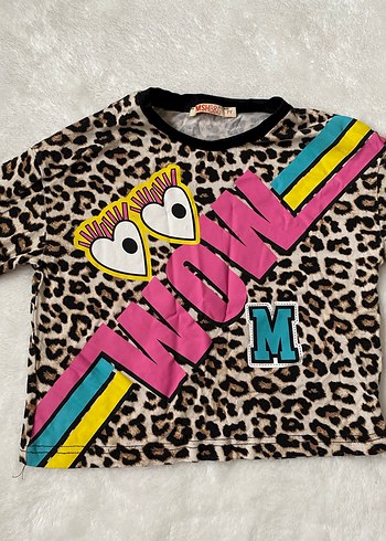 Kız Çocuk Renkli Desenli Uzun Kollu bluz - Görsel 3