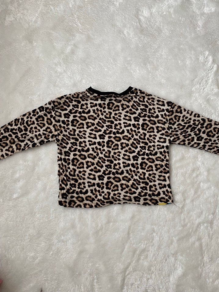 Kız Çocuk Renkli Desenli Uzun Kollu bluz - Görsel 5