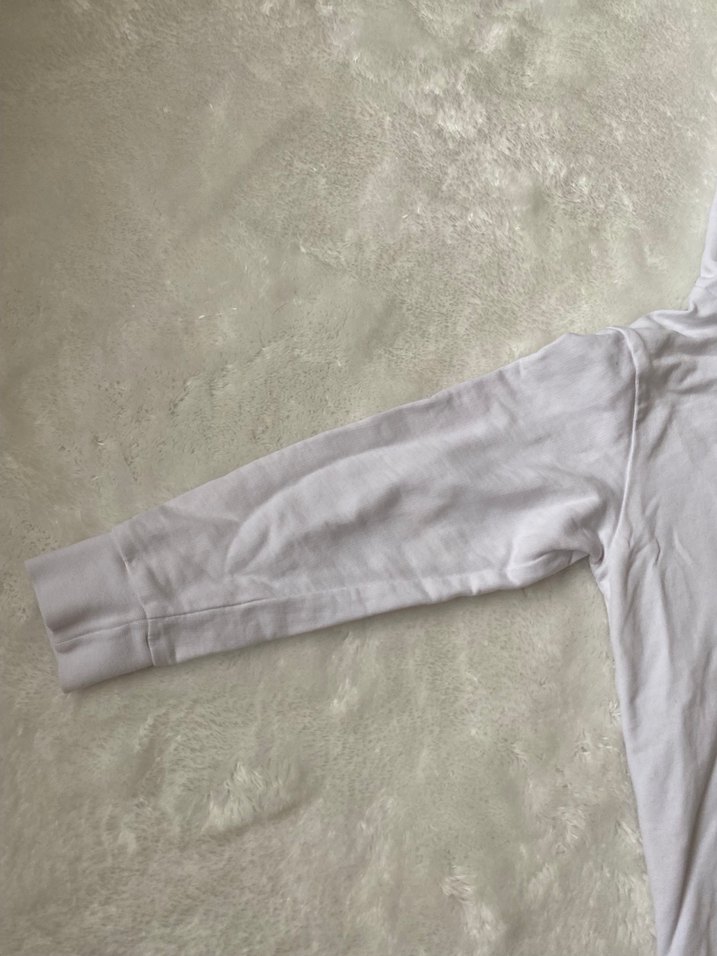 Kapüşonlu Beyaz Baskılı çocuk Sweatshirt - Görsel 4