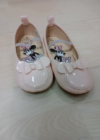 Pembe Klasik Fiyonklu Kız Babet Ayakkabı - Görsel 4