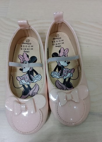 Pembe Klasik Fiyonklu Kız Babet Ayakkabı - Görsel 5