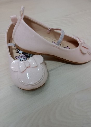 Pembe Klasik Fiyonklu Kız Babet Ayakkabı - Görsel 3