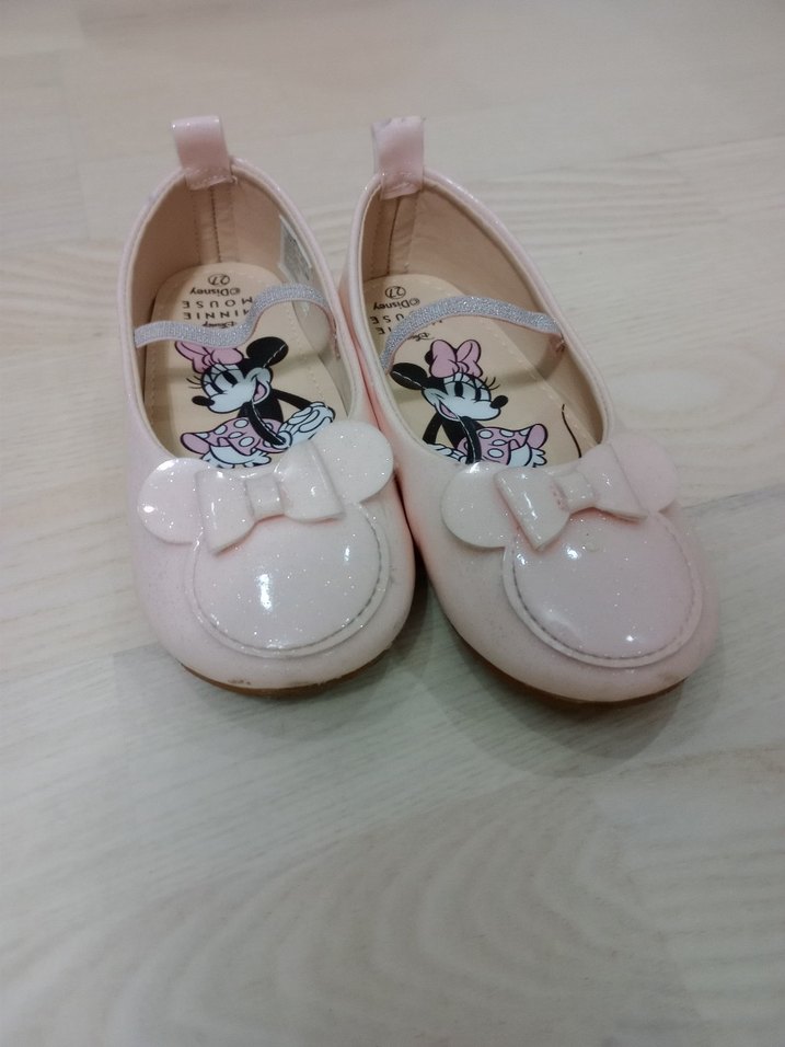 Pembe Klasik Fiyonklu Kız Babet Ayakkabı - Görsel 4