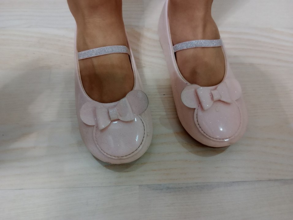 Pembe Klasik Fiyonklu Kız Babet Ayakkabı - Görsel 2