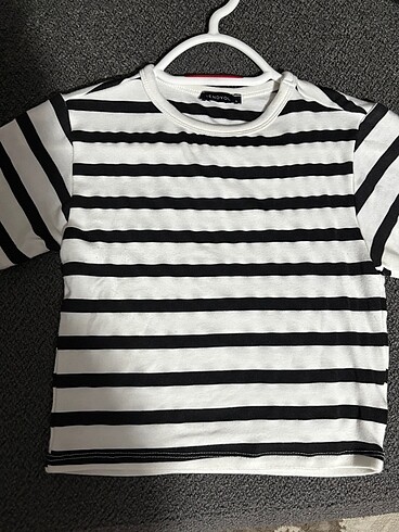 Çizgili trendyolmilla crop