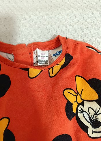 LC Waikiki Kız Çocuk Uzun Kollu Renkli Baskılı Elbise